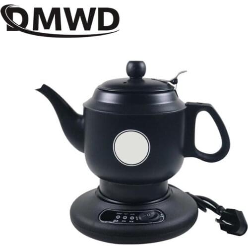 DMWD Stainless Steel Thermal Insulation Electric Kettle Teapot Automatic Hot Water Heating Boiler Tea Pot 0.7L/1L