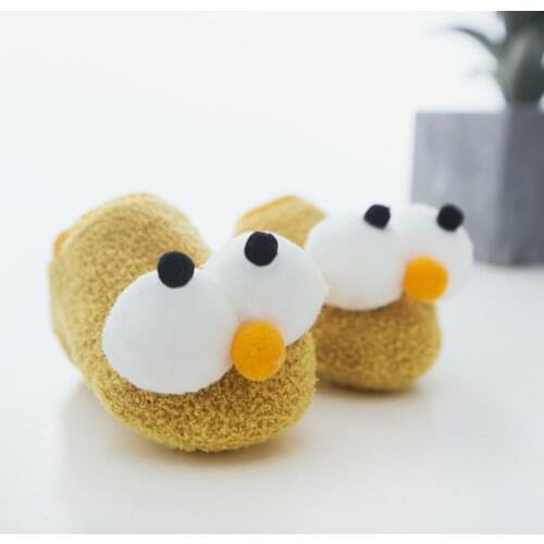 Cotton Baby Socks Baby Cartoon Big Eye Anti Slip Floor Infant Socks Kids Toddlers Autumn Spring Floor Sock 0-3Y