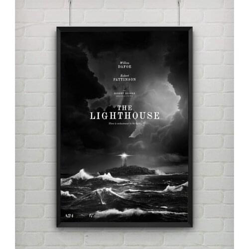 The Lighthouse Movie Canvas Poster HD Print Wall Art Pictures for Kitchen Bedroom Living Room Bathroom Library Office Home Decor