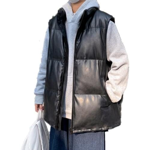 JUCHU TOP Men's Leather Vests