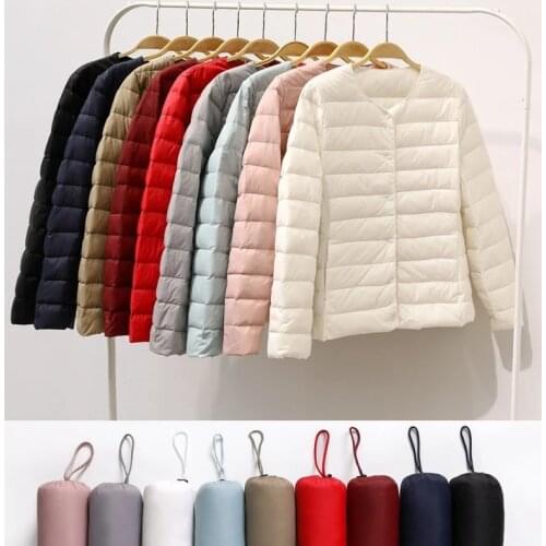 Plus Coats Ultra Light Duck Down Women Matt Fabric Lightweight Coat Warm Female Windbreaker Parka Womens Down Jackets