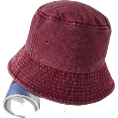 Summer Bucket Hats Fashion Fisherman Hat Vintage Foldable Denim Simple Style Bucket Hat Men/Women кепка женская 2021