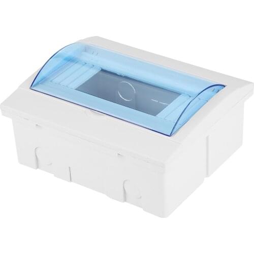 1pc Plastic Distribution Protection Box For 5-8 Ways Circuit Breaker Indoor On The Wall Mounted Electric Transparent Cover