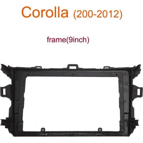 9 inch Car Player Frame for Toyota Corolla 200-2012