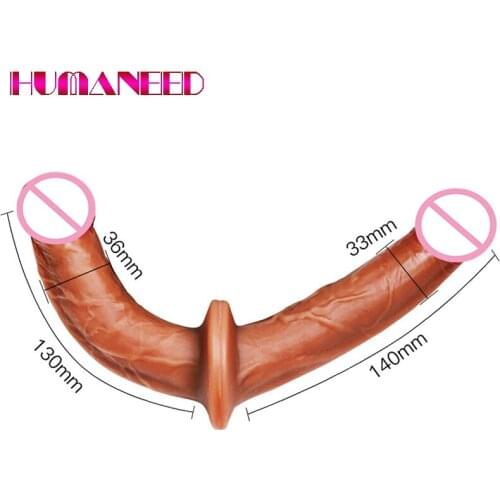 Thick Double Penetration Dildos Strapon For Lesbian Couples Long Two Headed Ended Wearable Phalos Anal Masturbation Women To Men