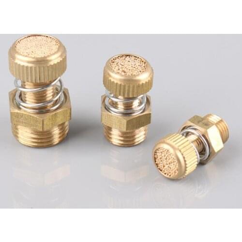 Air 1/8" 1/4" 3/8" 1/2" BSP SD Type Air Flow Control Bronze Brass Pneumatic Exhaust Muffler