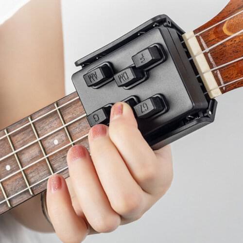 1Pcs Fashion Design Useful Ukulele Chords Ukulele Trainer Beginner Teaching Aid Practice Chord Tool
