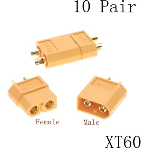 20pcs Wholesale High Quality XT60 XT-60 Male Female Bullet Connectors Plugs For RC Lipo Battery (10 pair)
