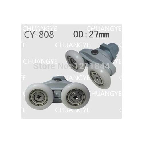27mm Diameter Double-Wheeled Replacement Shower Door Roller Runner Wheel