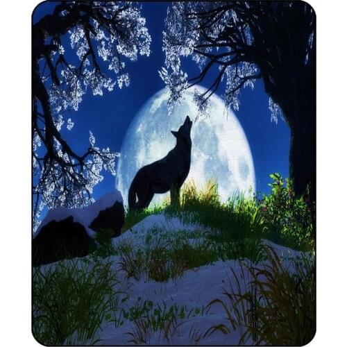 3D Wolf Blanket Animal quilt bedding for Kid Adult Bed Sofa Throws Soft