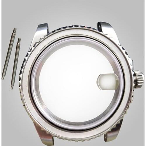 40MM Watch Case for ETA 2836 for MIYOTA 8215 821A for Mingzhu 2813 3804 Watch Movement Watch Case Back Cover Shell Bezel Set