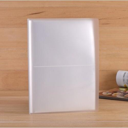 80 Pockets 5R 7 Inch Transparent Insert Type PP Photo Album Postcards Holder Book Write Collection Film Photo Paper Album