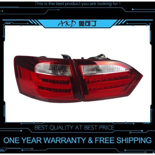 AKD tuning cars Tail lights For VW Jetts MK6 Taillights LED DRL Running lights Fog lights angel eyes Rear parking lights