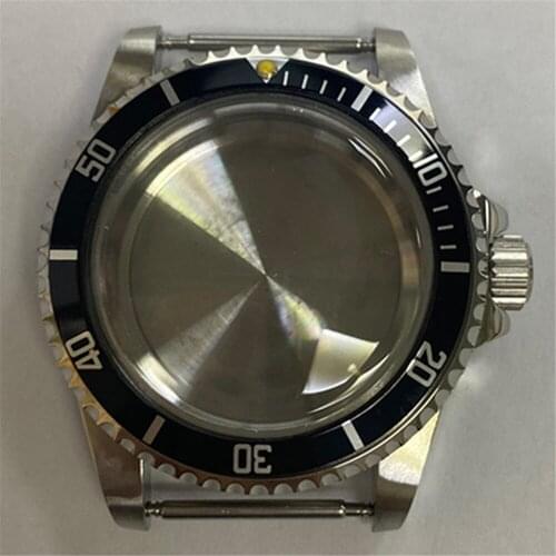 39.5MM Stainless Steel Watch Case for NH35 NH36 Mechanical Watch Movement Repair Part