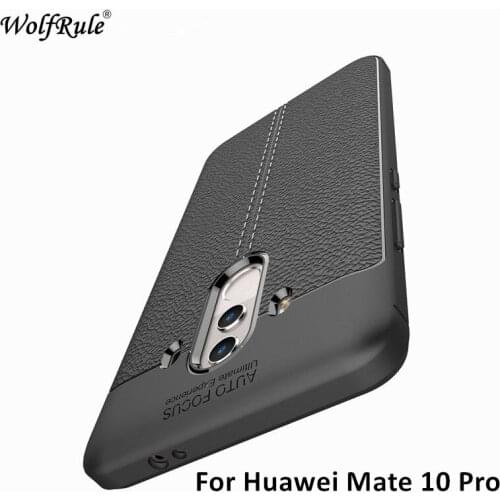 WolfRule For Cover Huawei Mate 10 Pro Case Soft TPU Mobile Phone Case For Huawei Mate 10 Pro Cover Phone Bag Case 6