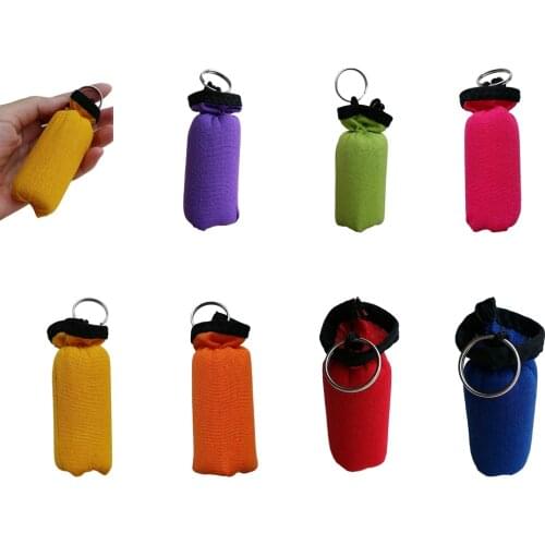 Cylinder Safety Foam Floating Keyring Keychain Key Float for Marine Boat Jetski Yacht Sailing Swimming Kayak Canoeing - 7 Colors