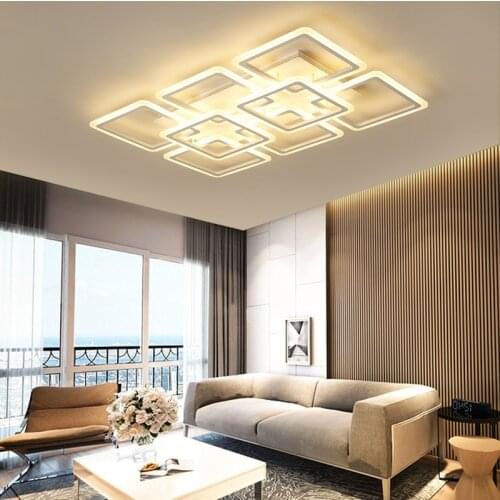 Square Acrylic LED Ceiling Lights Living room bedroom dining room ceiling lamps Business & office lighting