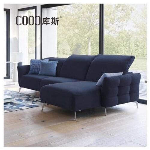 Milan new design combination lounge sofa low back design leisure sofa Italy high back sofa in stainless steel leg and fabric
