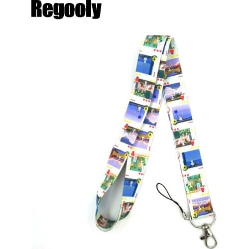 Lovely duckling Lanyard Keys Phone Holder Funny Neck Strap With Keyring ID Card DIY Animal webbings ribbons Hang Rope