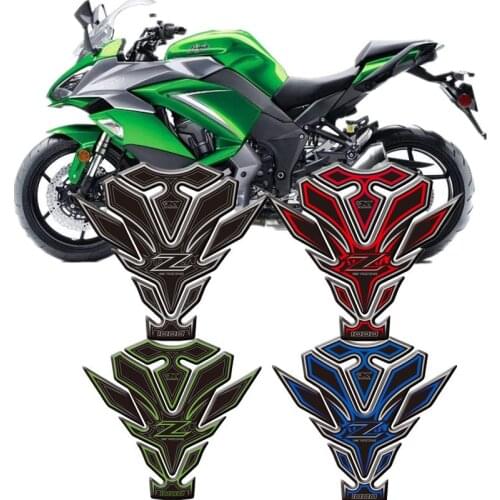 Motorcycle 3D Fuel Tank Protective Stickers Decals For Kawasaki Z1000SX 2011-2016 Stickers