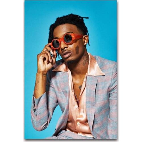 New Playboi Carti Custom Rap Music Star 3-Silk Art Poster Wall Sicker Decoration Gift