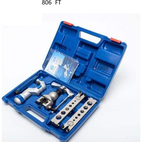 New Air-conditioning Pipe flaring cutting tool set HVAC Tube expander Copper tube flaring kit Expanding scope 6-19mm WK-806 FTL