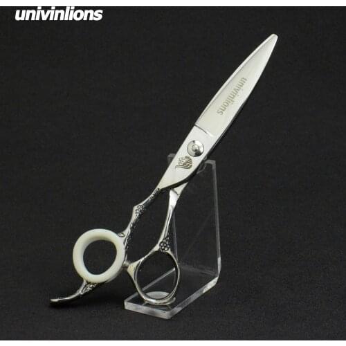6" univinlions slide cut left hand hair scissors left handed hairdressing scissors lefty shears left handed hair cutting shears