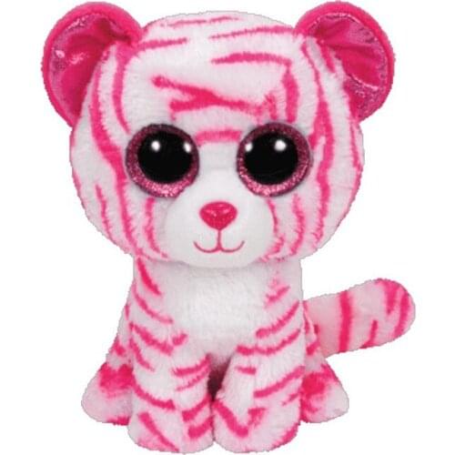 Ty Stuffed Plush Toy Big Beanie Eye Soft Cotton Animals Tiger Pig Pony Unicorn Dog Fox Bat Dolls Children Girl Toys Gift 15cm
