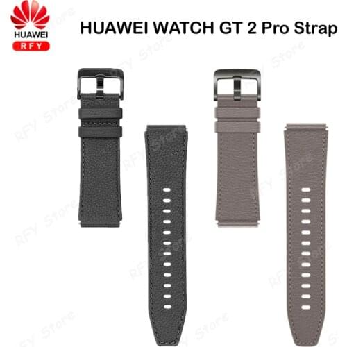 Original Watch Strap for HUAWEI Watch GT 2 Pro Leather Rubber Titanium Strap Alternative Watchband Replaceable Bracelet