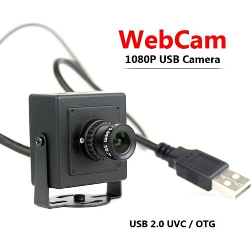 Full HD 1080P USB Camera UVC Protocal 1920*1080 resolution Mini PC webcam support OTG Function