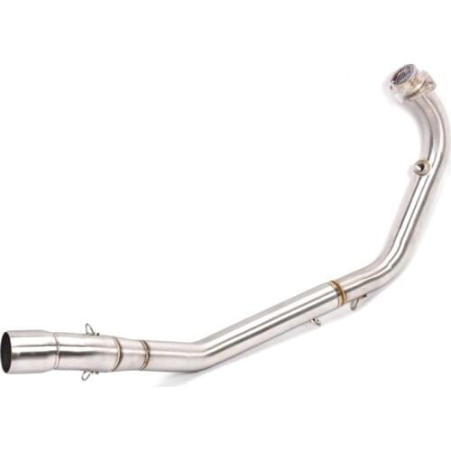 Slip On Motorcycle Exhaust Head Connect Tube Front Link Pipe Stainless Steel Exhaust System For Honda RS150 All Years