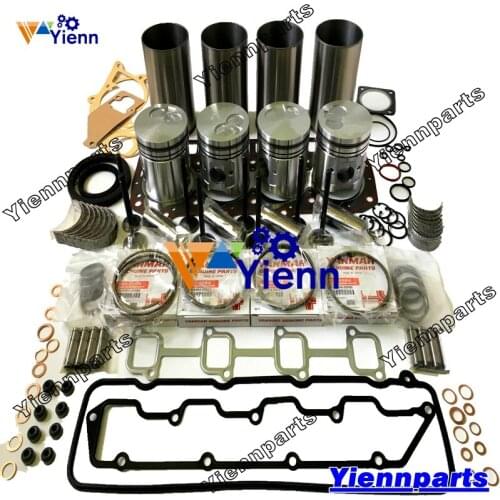 4TNE98 4TNE98-JFW 4D98E Overhaul Rebuild Kit For Yanmar Engine F14 A14CW TB175 A14C F14C Excavator KGC80 GC800 GC70 Combine