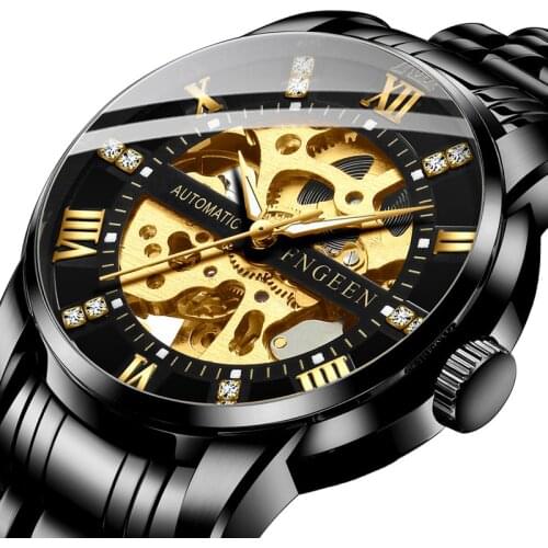 2021 New Watches Men Luxury Brand Chronograph Male Sport Watches Waterproof Stainless Steel Automatic Men Business Watch