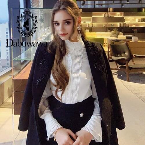 Dabuwawa Women's Long Trench Coats