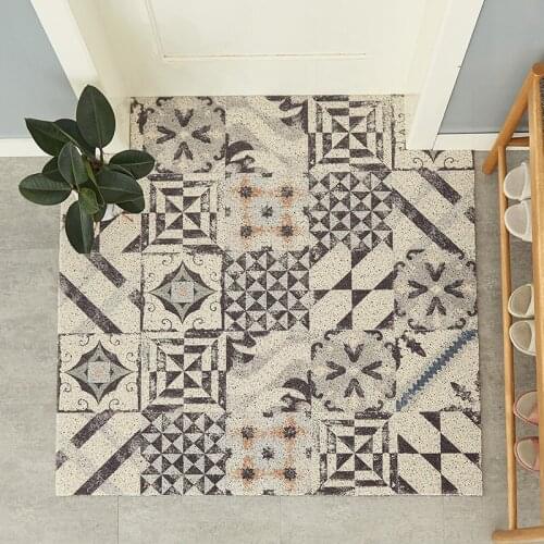 Ins Style Decor Door Mat Carpet Floor Anti-slip Dust-proof Home Mats Carpet Can Be Cut Kitchen Mat Bath Mat Entrance Door Mats