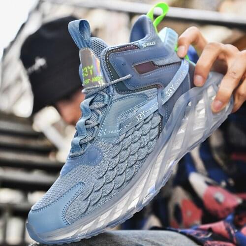 New Winter High Top Running Boots Blade Sneakers Male Basket Sports Shoes Men Fashion Quality Non-slip ZapAtillas Hombre Autumn