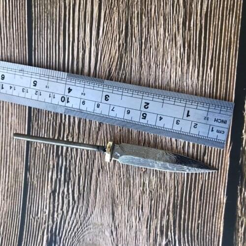 Freewolf 2.36 Inch DIY VG10 Damascus Steel Tea Knifes' Blades, only knives' blades, no handles, Not Sharp H0147