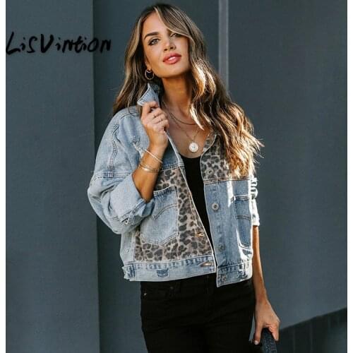 Женские джинсовые куртки LisVintion China At AliExpress