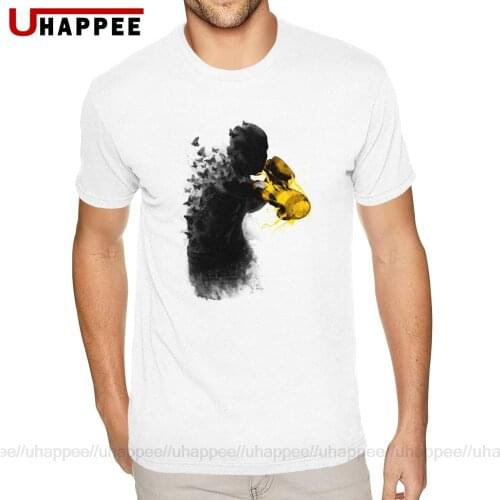 Grey Fighter Gloves Of Boxing Boxer Tees Shirts Mens Make Your Own Short Sleeved Soft Cotton O Neck Tee