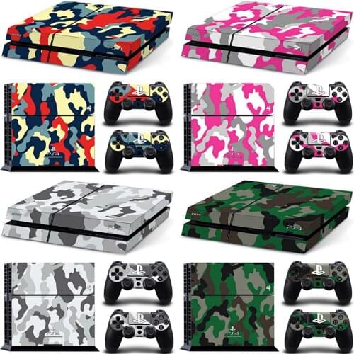 FOR PS4 Skin Sticker Decal For PS4 Console and 2 Controllers PS4 Skin Sticker Vinyl skins
