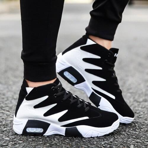 2021 fashion new mens high-top shoes students color matching Korean fashion casual sneakers online celebrity with the same