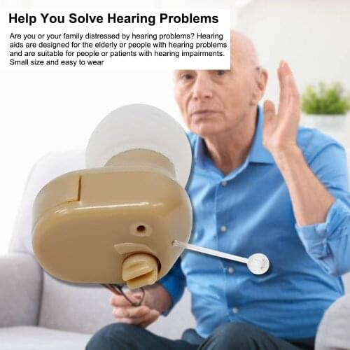 2021 New Hearing Aids Mini Headphones Ear Hearing Device For The Elderly & Adult Inner Ear Invisible Adjustable Sounds Amplifier