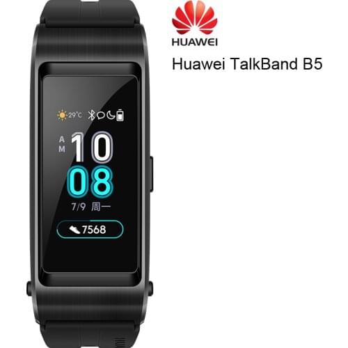 Original Huawei TalkBand B5 Talk Band B5 Bluetooth Smart Bracelet Sports Wristbands Touch AMOLED Screen Call Earphone Band