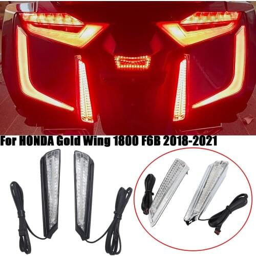 Gold Wing Motorcycle Turn Signal LED Filler Panel Lights Decorative Lamp For HONDA Goldwing GL 1800 GL1800 F6B 2018-2021 2020
