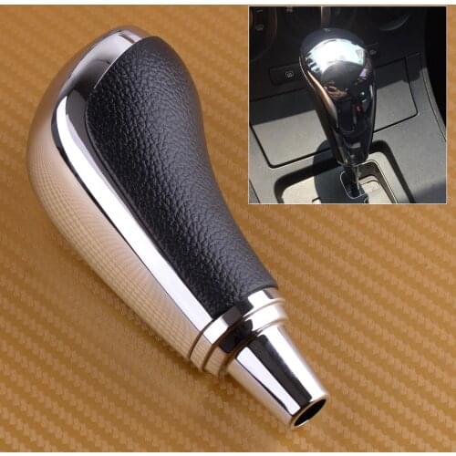 CITALL Black Chrome Plated Car Automatic Transmission Gear Shift Knob Fit for Mazda 6 3 5 8 CX-7 2011