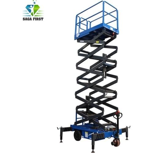 6m 20m High Quality Electric Hydraulic mobile scissor lift with CE ISO