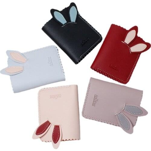 Wallet Lady Wallet Short Ultra-thin Card Holder Student