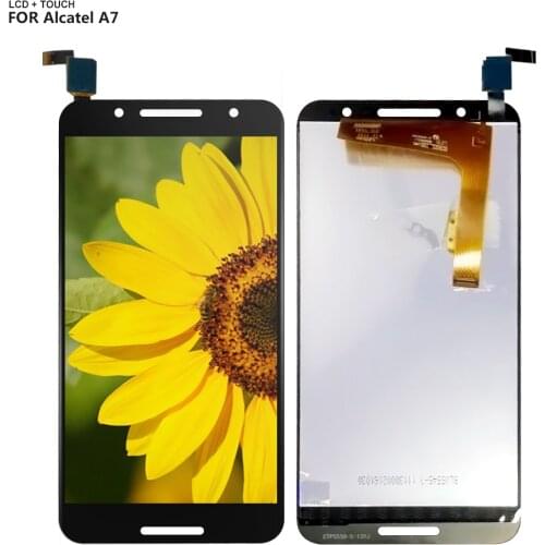 AAA LCD Display For Alcatel A7 OT5090 5090Y 5090 5090A LCD Display Touch Screen Digitizer Assembly + Tool