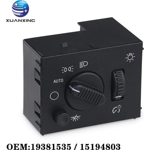 19381535 Headlight Instrument Panel Dimmer And Dome Light Switch For Chevrolet Silverado Tahoe Suburban Avalanche GMC 15194803