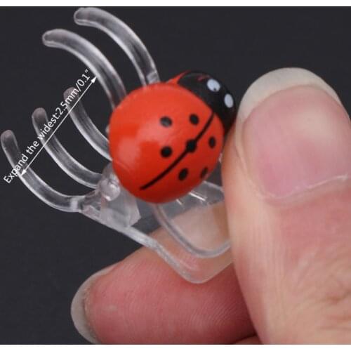 30Pcs Orchid Clips Ladybug Plant Clips Garden Support Durable Plant Flower Stem Clips Tomato Trellis wholesale